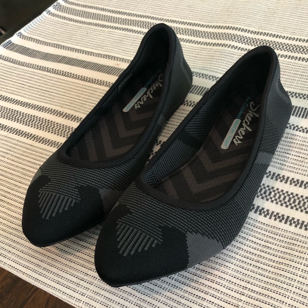 Skechers Cleo Wham Ballet Flats with Memory Foam